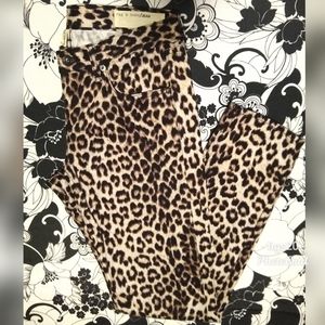 Rag & Bone Boyfriend Snow Leopard Jeans
